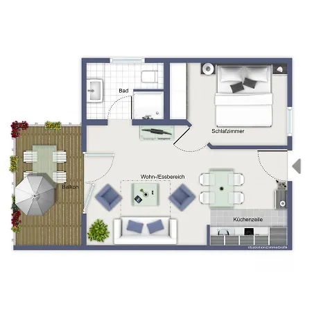 Meeresblick 412 * Ostseebad Kühlungsborn